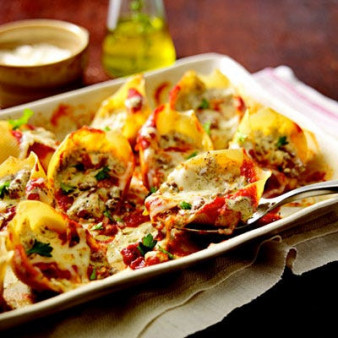Creamy Pesto-Stuffed Shells