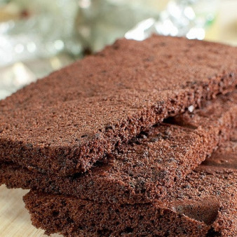 Простой шоколадный бисквит