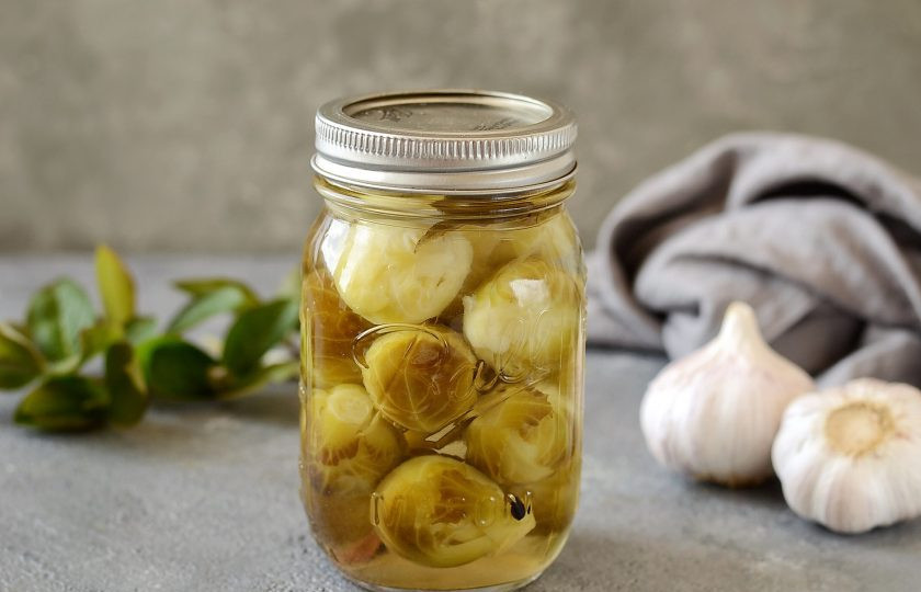 1. Этап. Брюссельская капуста на зиму: Брюссельская капуста на зиму готова.