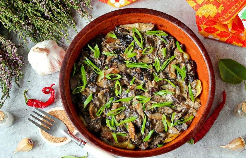 1. Этап. Грибы по-деревенски: Приятного аппетита!