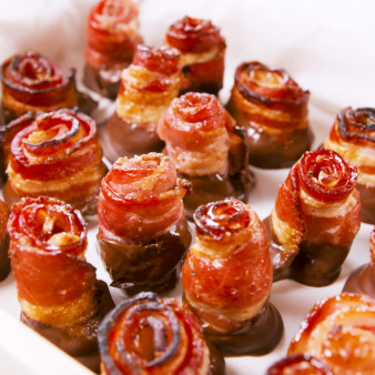 Bacon Chocolate Roses