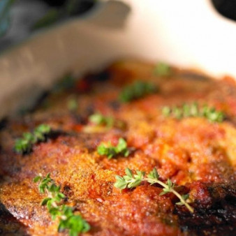 Гратен из баклажанов