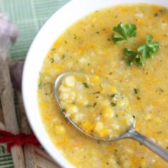 Гороховый суп на говяжьем бульоне