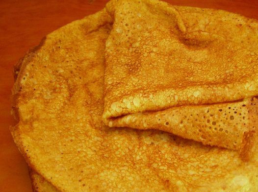 1. Этап. Блинчики на молоке ажурные: 5. Вот такими ажурными и красивыми они получаются!