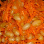 Салат с фасолью и морковью