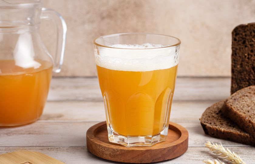 1. Этап. Домашний квас из ржаного черного хлеба: Домашний квас из ржаного черного хлеба готов!