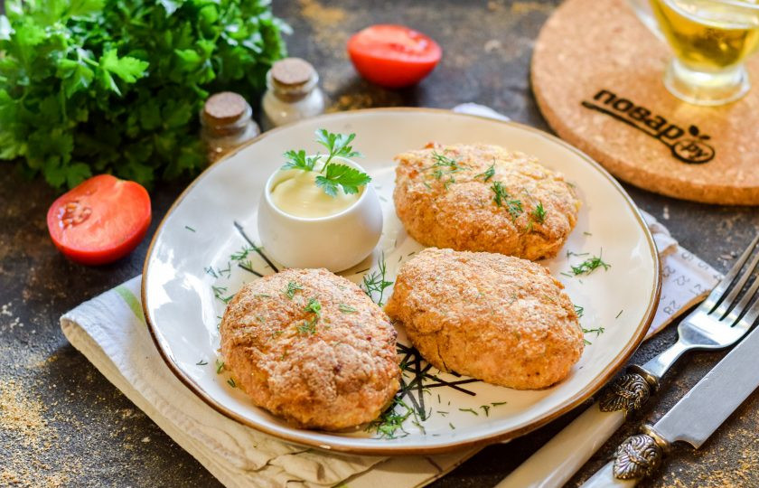 1. Этап. Котлеты из индейки с картошкой: Приятного аппетита!