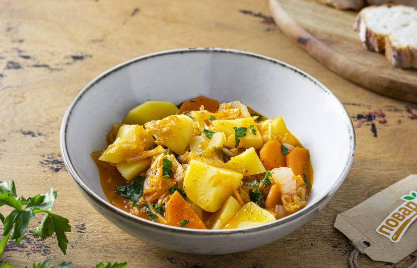 1. Этап. Рагу из кимчи: Рагу из кимчи готово, приятного аппетита!