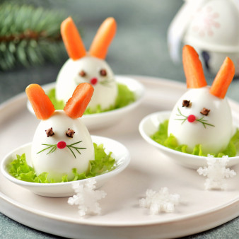 Новогодний завтрак Веселый кролик