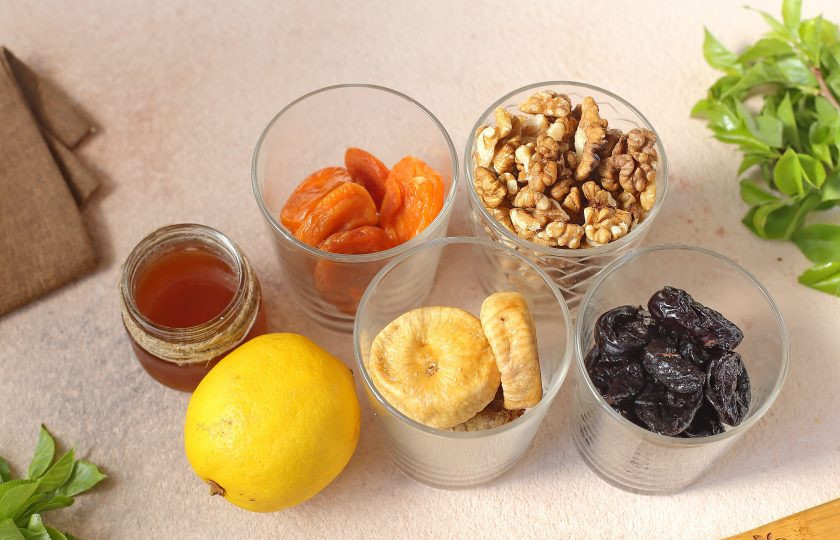 1. Этап. Паста Гиппократа с лимоном: Подготовьте все ингредиенты.