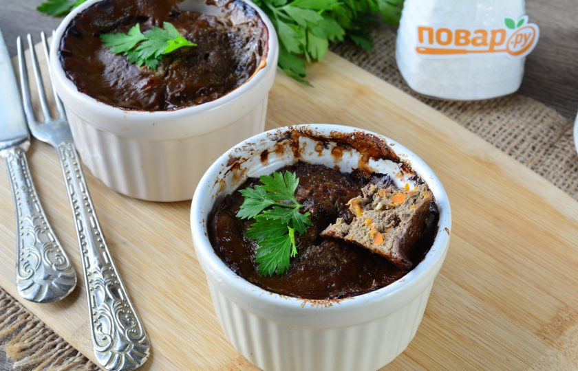 1. Этап. Суфле из свиной печени: Суфле из свиной печени подавайте к столу. Приятного аппетита!