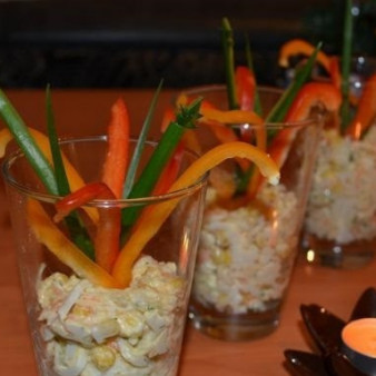 Салат Новогодний фейерверк