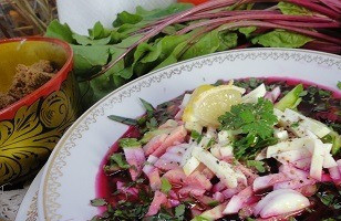 1. Этап. Летний холодный свекольник: Подается в холодном виде.