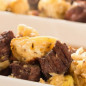 Говядина, тушеная с цветной капустой