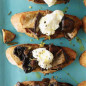 Wild Mushroom and Burrata Bruschetta