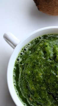 1. Этап. Смузи Изумруд: Перелить смузи в чашку и подавать.