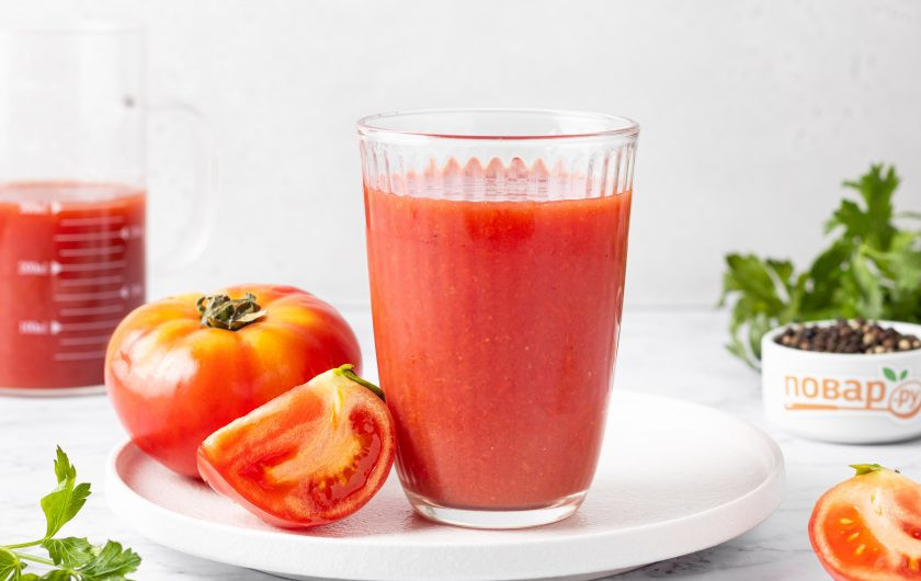 1. Этап. Сок томатный с мякотью: Сок томатный с мякотью готов!