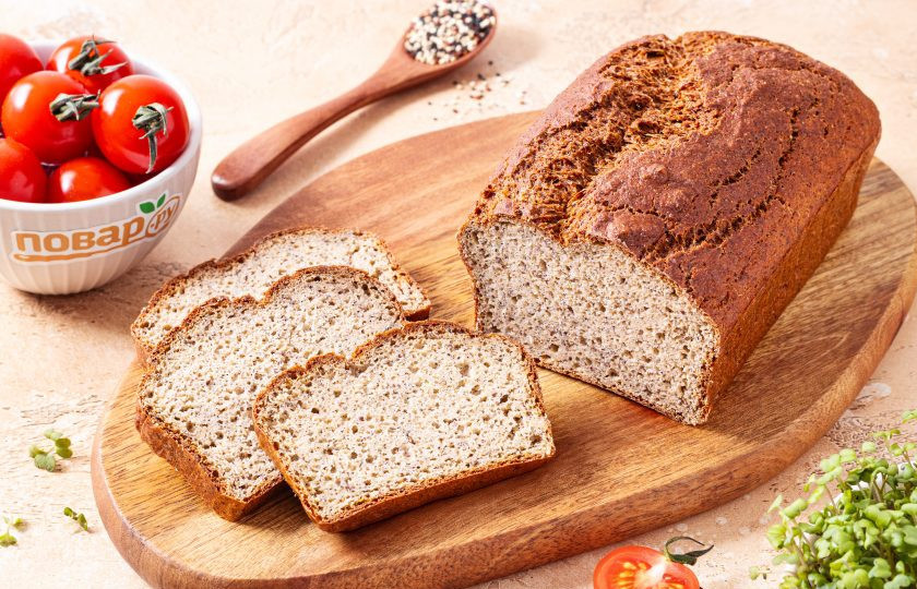 1. Этап. Хлеб из киноа: Хлеб из киноа готов, приятного вам аппетита!