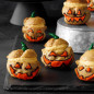 Jack-o’-Lantern Cream Puffs