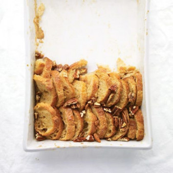 Maple-Pecan Bread Pudding