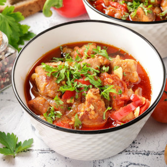 Мясо по-сербски