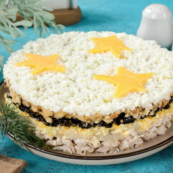 Салат Снежная ночь