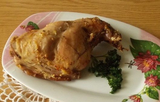 1. Этап. Кролик в фольге в духовке: Вот теперь можно и пробу снять, приятного всем аппетита!