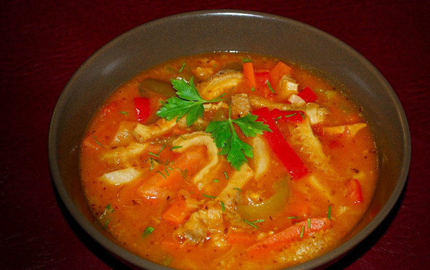 1. Этап. Флячки по-польски: Вот флячки по-польски готовы. Приятного аппетита!