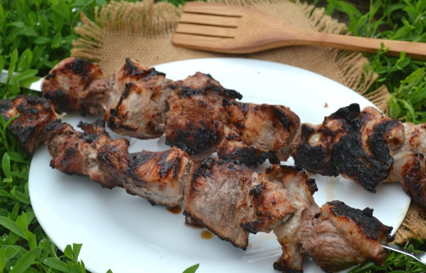 1. Этап. Маринад для шашлыка из свинины с кефиром: Шашлык готов, приятного вам аппетита и времяпроваждения на природе!