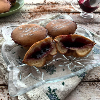 Кексы с повидлом