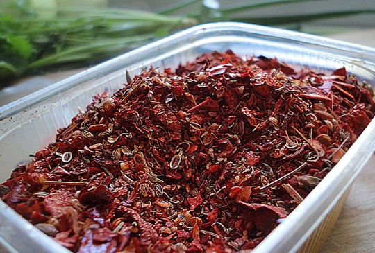 1. Этап. Чакапули из телятины: Подготовьте набор пряностей для мяса.