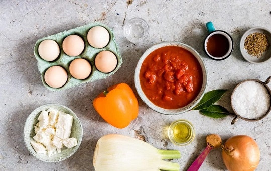 1. Этап. Шакшука с фенхелем: 1. Яркие и аппетитные ингредиенты, которые мы будем использовать.