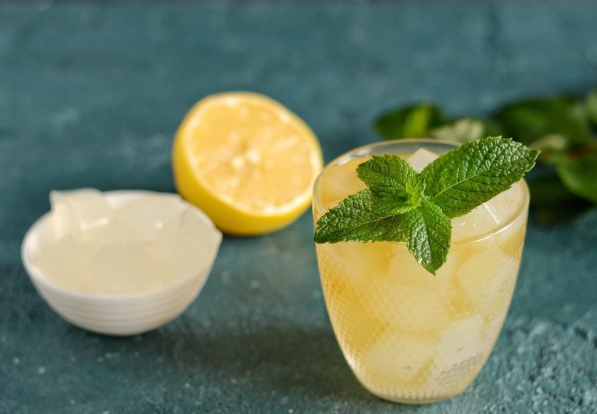 1. Этап. Холодный чай с мятой: Холодный чай с мятой готов, приятного аппетита!