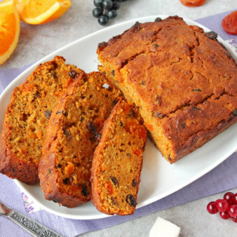 Морковно-гречневый кекс