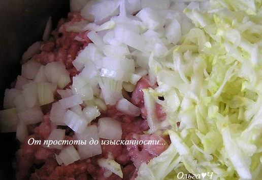 1. Этап. Шарики из индейки в томатном соусе: Филе индейки пропустите через мясорубку, добавьте мелко нарезанный лук и тертый кабачок.