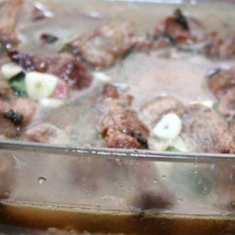 Запеченная баранина с рисом