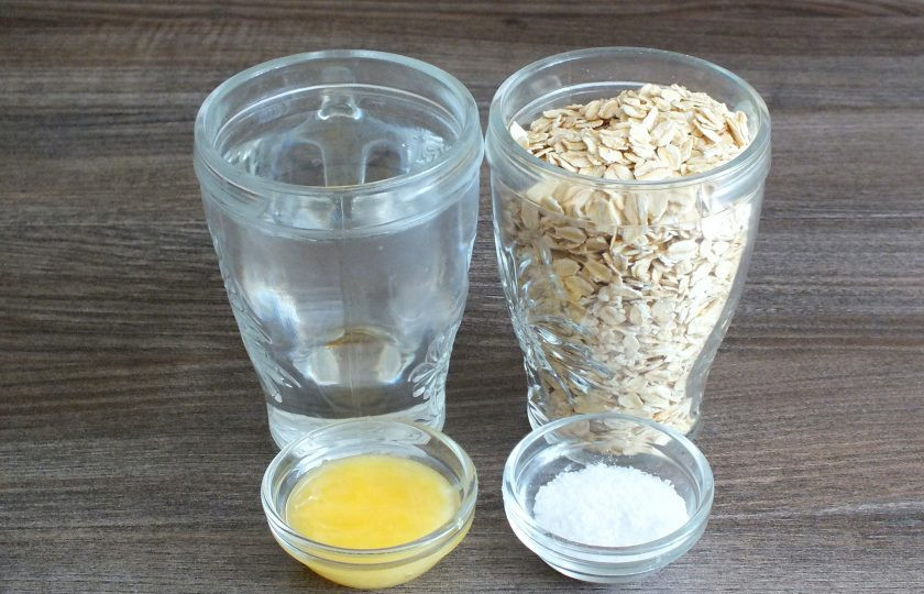 1. Этап. Кисель из овсянки для желудка: Подготовьте необходимые ингредиенты.