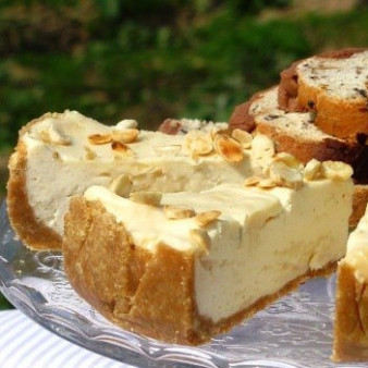 Карамельный чизкейк без выпечки