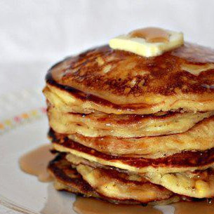 Кукурузные оладьи