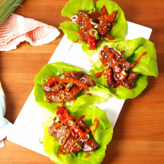 Hibachi Steak Lettuce Wraps