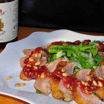 Салат с утиной грудкой по-китайски