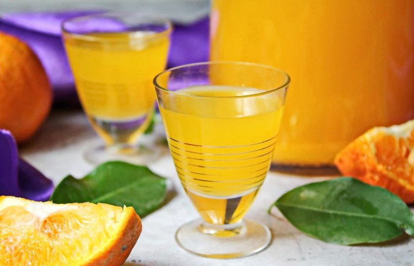 1. Этап. Мандариновый ликер: Приятного употребления!