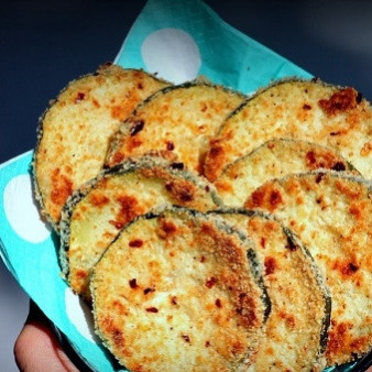 Кабачки в сырной панировке