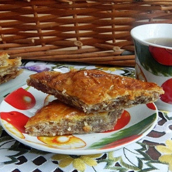 Ленивая пахлава из лаваша