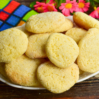 Печенье на желтках и сметане