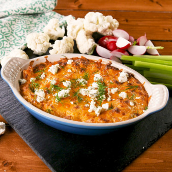Keto Buffalo Chicken Dip