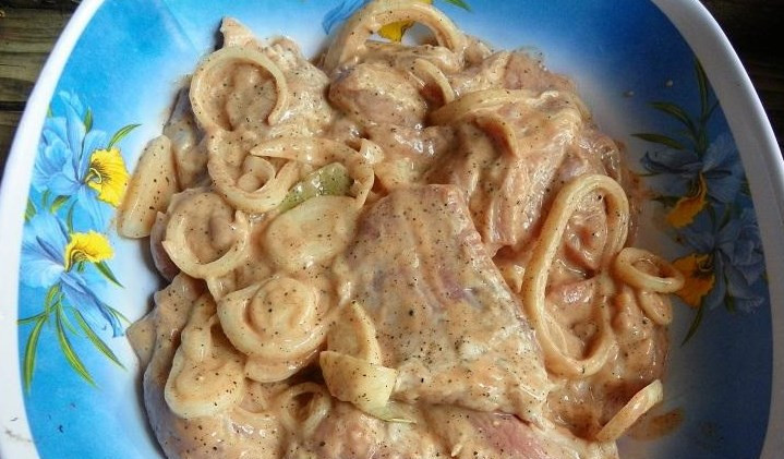 1. Этап. Быстрый маринад для шашлыка: Вот быстрый маринад для шашлыка и готов. Можно готовить шашлык. И приятного аппетита!