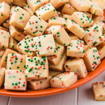 Holiday Shortbread Bites