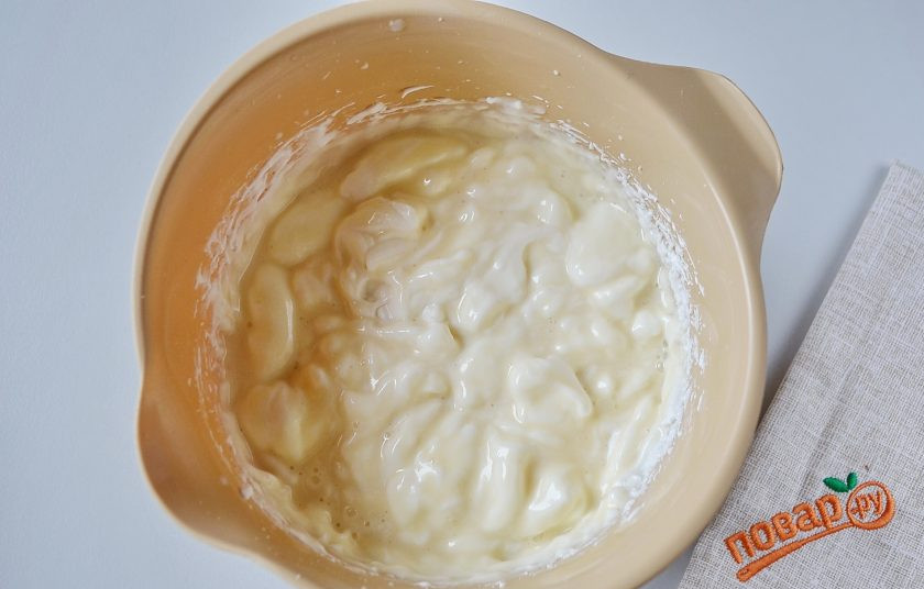 1. Этап. Торт 3 шоколада: 27. Соедините сливки, желатин и шоколад.