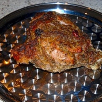 Запеченная баранья нога в рукаве